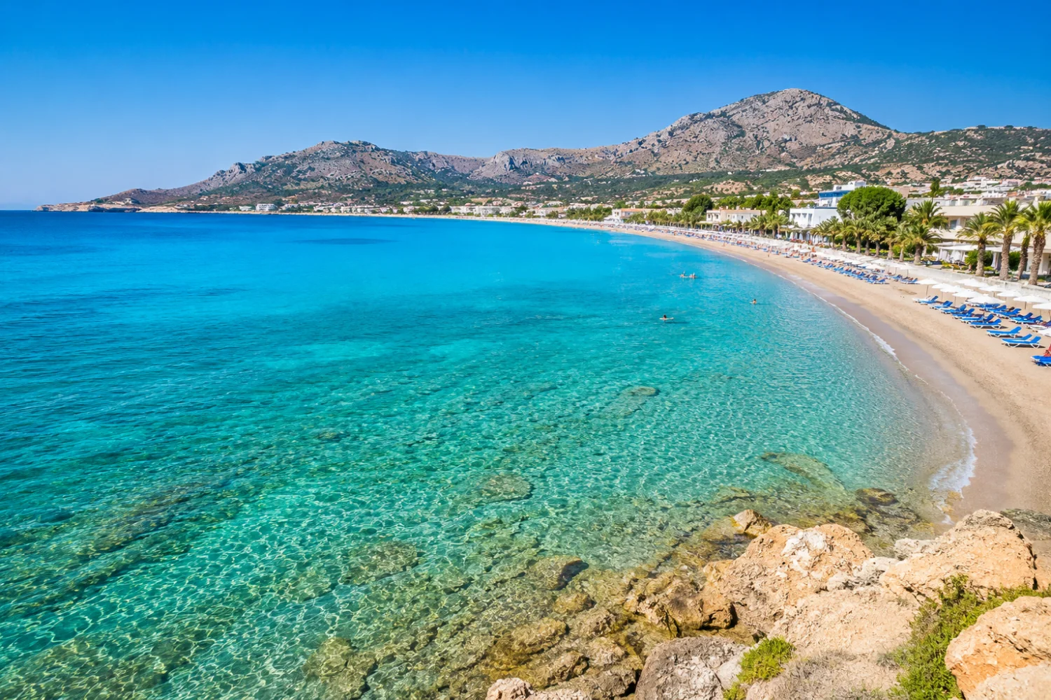 Kolymbia car rental routes