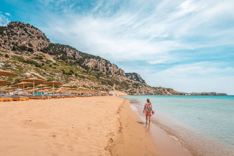 Tsambika Beach autem